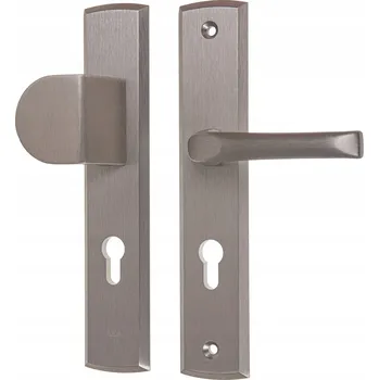 Dveřní kování Klika-madlo vnější Manitoba titan F9 92mm AXA s podporou