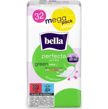 Menstruační vložka Bella Perfecta Ultra Green Hygienické vložky 32 kusů