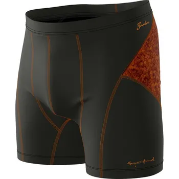 Pánské funkční trenýrky SKULL černá Bamboo Ultra - Hnědá / XXL