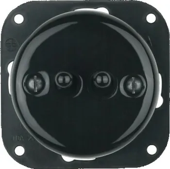 vypínač Keramický vypínač pod omítku, jednoduchý / schodišťový, bez rámečku