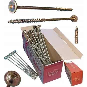 Vrták Tesařské vruty Wkręt-Met 8x140 mm 40 kusů