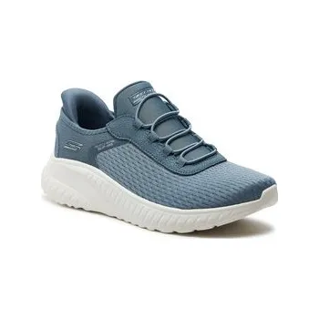 Dámské tenisky Sneakersy Skechers Bobs Squad Chaos-In Color 117504/SLT Modrá 41