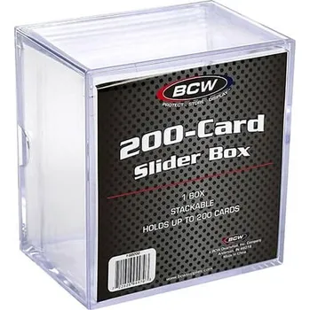 Karetní hra Průhledná krabička BCW na 200 karet (2dílná)