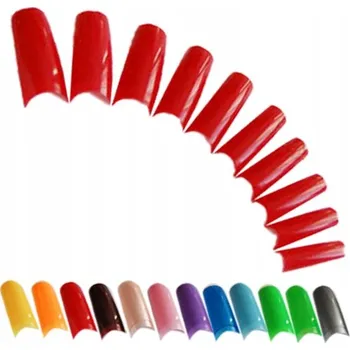 Průhledné tipy na nehty Tipsy Sunny Nails 100 kusů