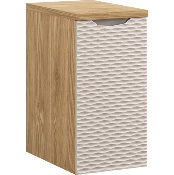 Koupelnový nábytek Závěsná koupelnová skříňka Ocean s deskou 81-30-1D béžová/dub olejovaný