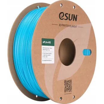 Filament ESun PLA+HS Filament světle modrý 1.75mm 1kg papírová cívka