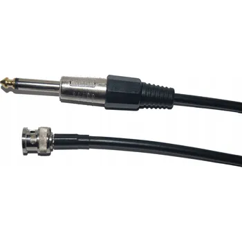 Audio kabel Anténní kabel PAV Kabel BNC konektor / 6,3 mm mono konektor na RG58, 2 m