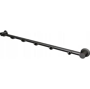 Věšák Tyč s háčky na kolíčky Andex černá