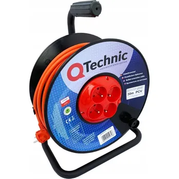 Napájecí kabel PRODLUŽOVACÍ BUBEN 4 ZÁSUVKY, KABEL 3x1,5MM2 50M