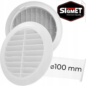 Větrací mřížka Ventilační mřížka Ventilační Sigmet bílá