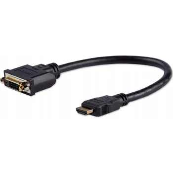 Video kabel StarTech.com HDDVIMF8IN HDMI na DVI-D adaptér - kabel 20 cm - černý