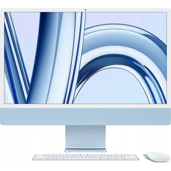 Stolní počítač 24" iMac: M3 8/8, 8GB, 256GB SSD – modrý