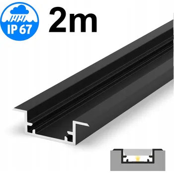 Příslušenství pro LED osvětlení LED PROFIL DO KOUPELNY VODOTĚSNÝ HERMETICKÝ IP65