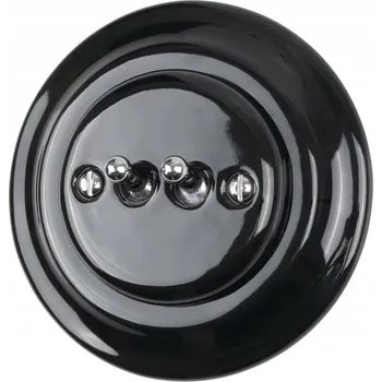 vypínač Keramický schodišťový vypínač pod omítku Retro PRL