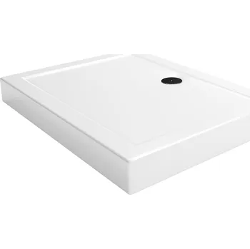 Sprchová vanička Sprchová vanička obdélníková vysoká s panelem bílá Preston 120x100 cm