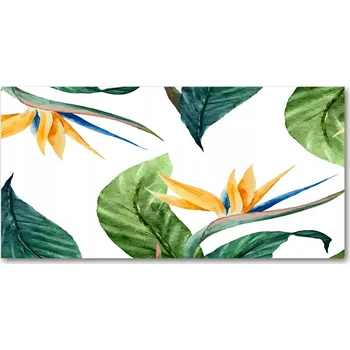 Obraz Panel do kuchyně Tropické květy 140x70 cm + LEPIDLO