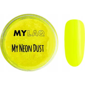 Lak na nehty Neonový pigment na nehty MylaQ My Neon Dust Yellow 2 g