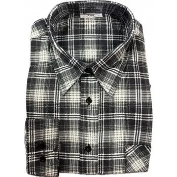 Pracovní obuv Pracovní flanelová košile LEON šedá, velikost L, výška postavy 182 cm, obvod límce 42 cm