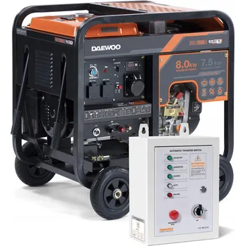 Elektrocentrála Jednofázová přenosná elektrocentrála Daewoo 8000 W, na naftu