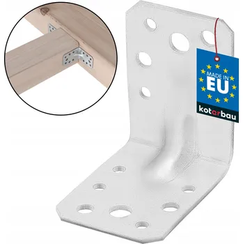 Tesařské kování TRUHLÁŘSKÝ ÚHELNÍK SPOJOVACÍ 60x60x45 MM MONTÁŽNÍ 1 KS