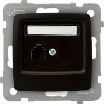 Elektrická zásuvka OSPEL KARO GPT-1S/m/40 Telefonní zásuvka jednoduchá