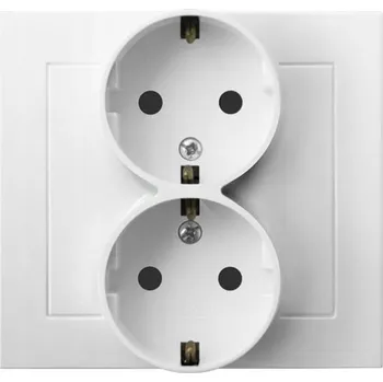 Elektrická zásuvka OSPEL KIER GP-2WS/00 Dvojitá zásuvka s uzemněním (Schuko)
