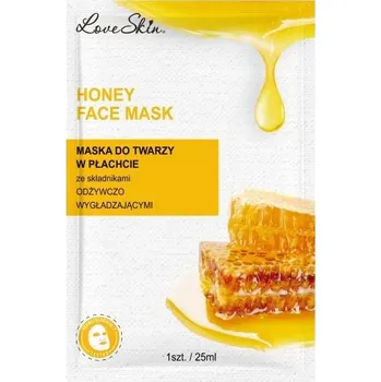 Pleťová maska Pleťová maska v plátýnku s přírodními extrakty Med 25 ml