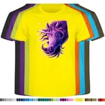 levne-detske-bavlnene-tricko-potisk-fialovy-jednorozec Barva: Yellow - žlutá, velikost: 152