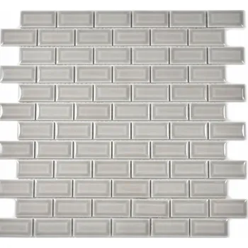 Obklad Keramická mozaika WzorcowniaStudio 30 x 30 cm, odstíny šedé a stříbrné