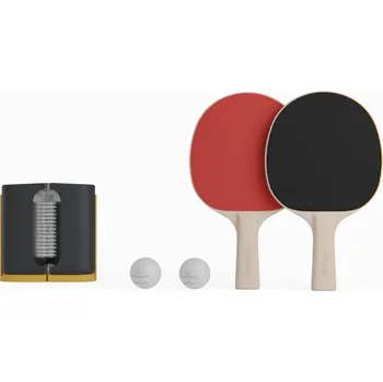 Stolní tenis PONGORI Sada na stolní tenis Rollnet síť + 2 pálky PPR100 + 2 míčky