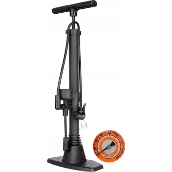 pumpička Nožní pumpa Unitec , Nožní pumpa na kolo, Nožní pumpa automobilová , Černá