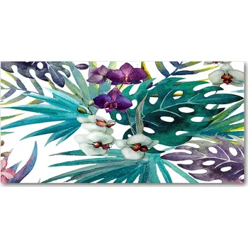 Obraz Panel do kuchyně Tropické květy 140x70 cm + LEPIDLO