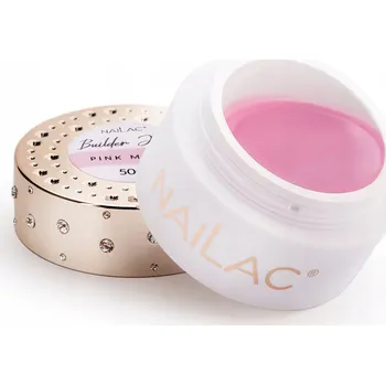 Lak na nehty Stavební gel želé Pink mléko NaiLac 50g