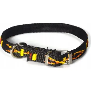 Obojek pro psa A-224 DVOJITÝ OBOJEK INDIÁNSKÝ 20mm ČERVENÝ