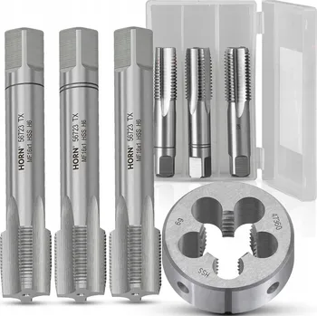 Závitořezný nástroj Závitník a kruhová závitová čelist M16 sada M16x1.00