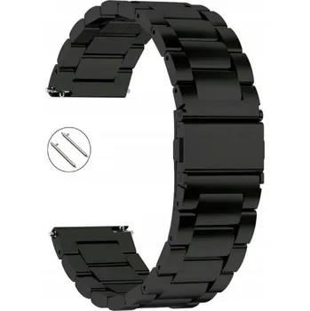 Náramek Náramek řemínky-pásky univerzální 22mm černý