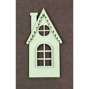 Domeček pro panenku Domek zimní 2 - vysoký