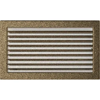 Větrací mřížka Mřížka výdechová lakovaná Kratki černá