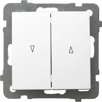 vypínač Žaluziový vypínač Klasik, Podomítkový Ospel bílý 2018