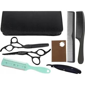 Kadeřnické nůžky Nůžky na vlasy Barber Shop SADA kadeřnických NŮŽEK NA STŘÍHÁNÍ VLASŮ