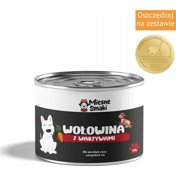 Krmivo pro psa MIĘSNE SMAKI mokré krmivo krmivo 0,41 kg