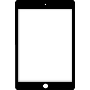 LCD displej / sklo s OCA lepidlem pro iPad Mini 5, černá barva