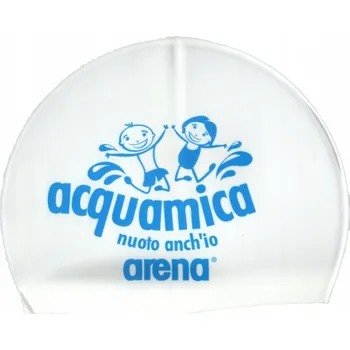 Plavecká čepice Plavecká čepice pro dospělé Silikonová Arena bílá