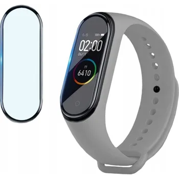 Příslušenství k chytrým hodinkám ŘEMÍNEK SE SKLEM pro XIAOMI MI BAND 4 -