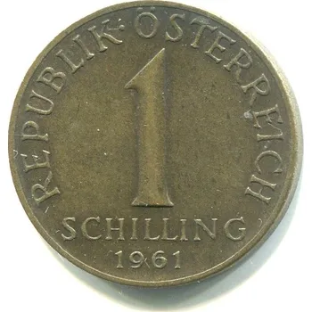 RAKOUSKO. 1 Schilling 1961.