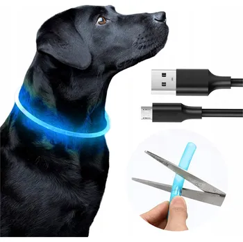 Obojek pro psa Svítící obojek pro psa Light up Collar vel. L/XL