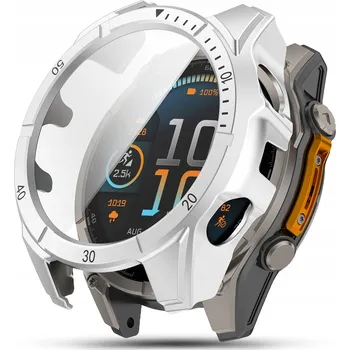 Pouzdro na mobilní telefon POUZDRO 2v1 TVRZENÉ SKLO pro Garmin Fenix 8 - 43 mm OCHRANA POUZDRA