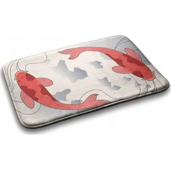 Koupelnová předložka Savá koupelnová předložka Rybičky Kapři