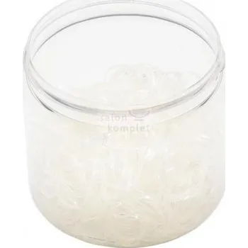 Průhledné gumičky malé 500 ks v krabičce