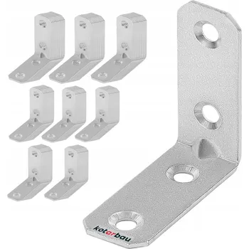 Tesařské kování Úhelník spojovací tesařský 40x40x16 nábytkový 100 ks